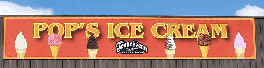 Pops Ice Cream Metal Slide